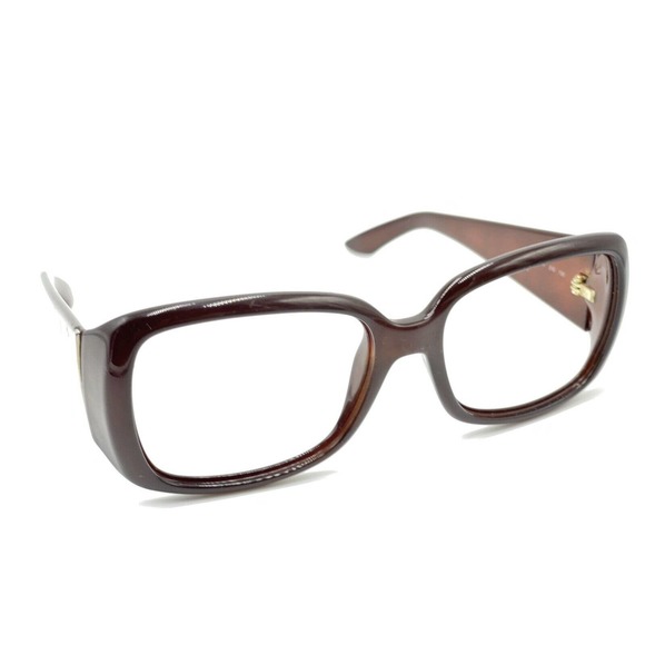 Fendi FS197 210 Brown Acetate Square Sunglasses Frames 56-17 130 Italy Women - Picture 1 of 12